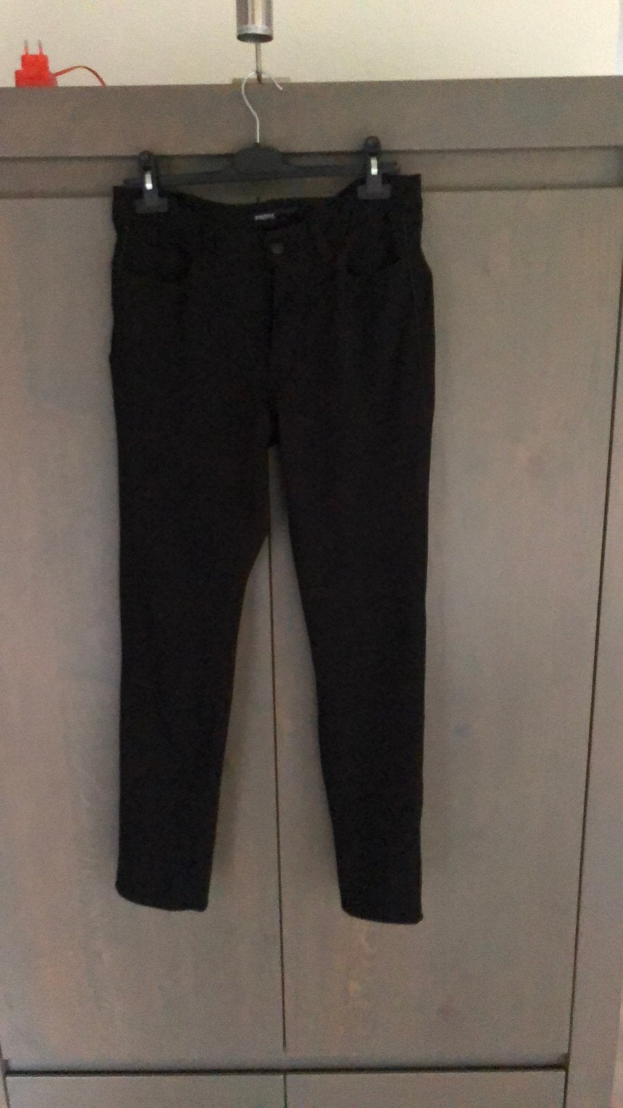 Zwarte broek Angels z.g.a.n.  nt 38, Maat 38/40 (M), Zwart, Ophalen of Verzenden, Zo goed als nieuw