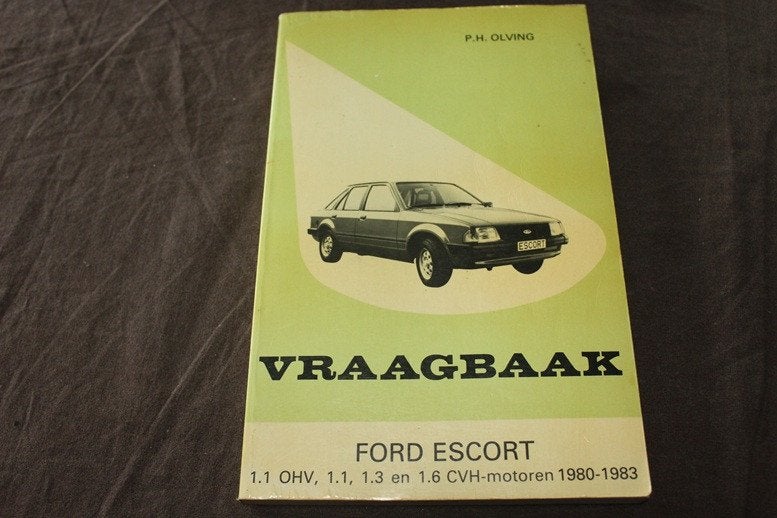 Ford Escort 1.1 1.3 1.6 1980 - 1983 vraagbaak handboek, Ophalen of Verzenden