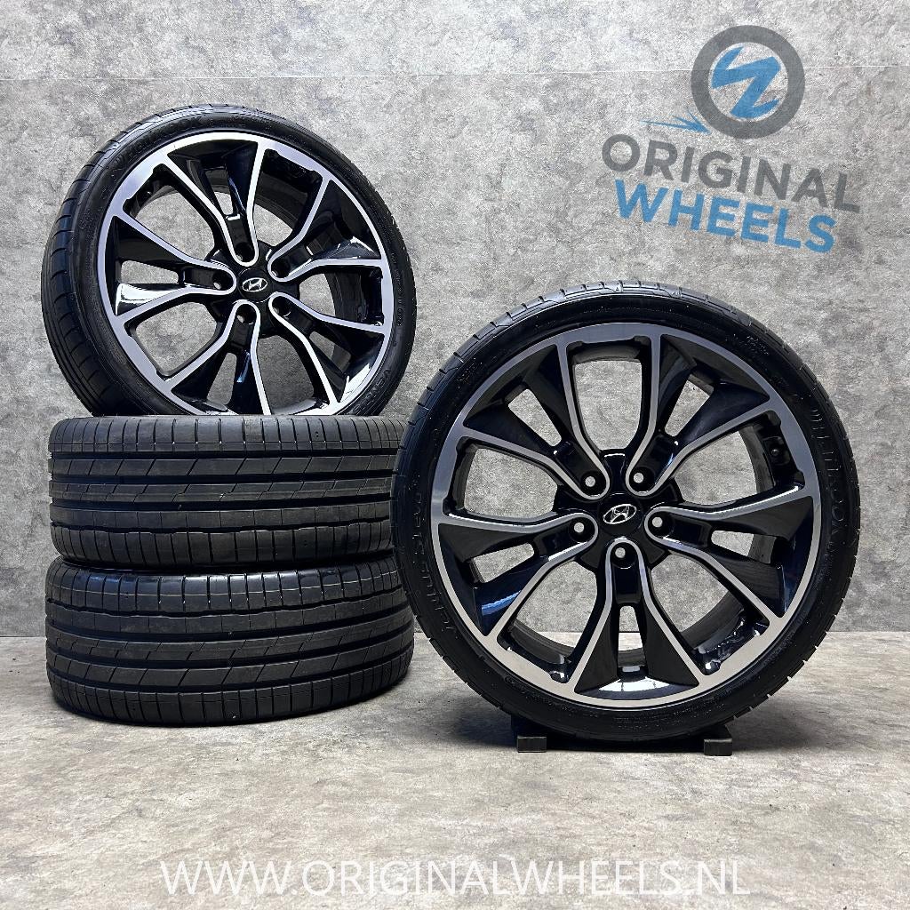 19 inch originele Maxion velgen + zomerbanden Hyundai I30 N, 19 inch, Gebruikt, Banden en Velgen, Ophalen of Verzenden