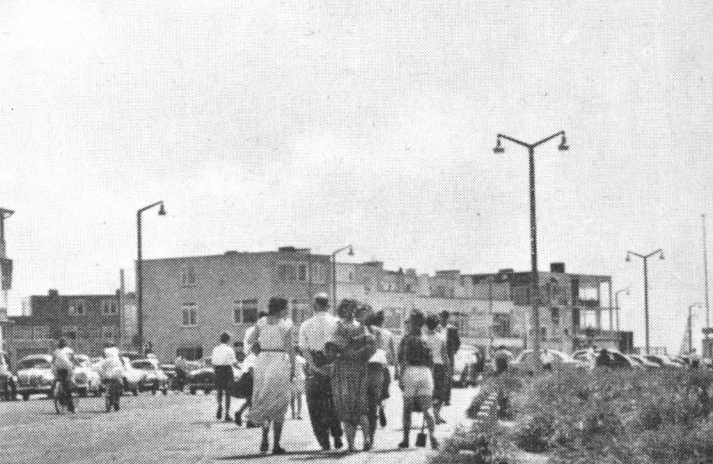 43910 Katwijk aan Zee Boulevard 1963 Mooie zegel Koeltorens, Ophalen of Verzenden, 1960 tot 1980, Gelopen, Zuid-Holland
