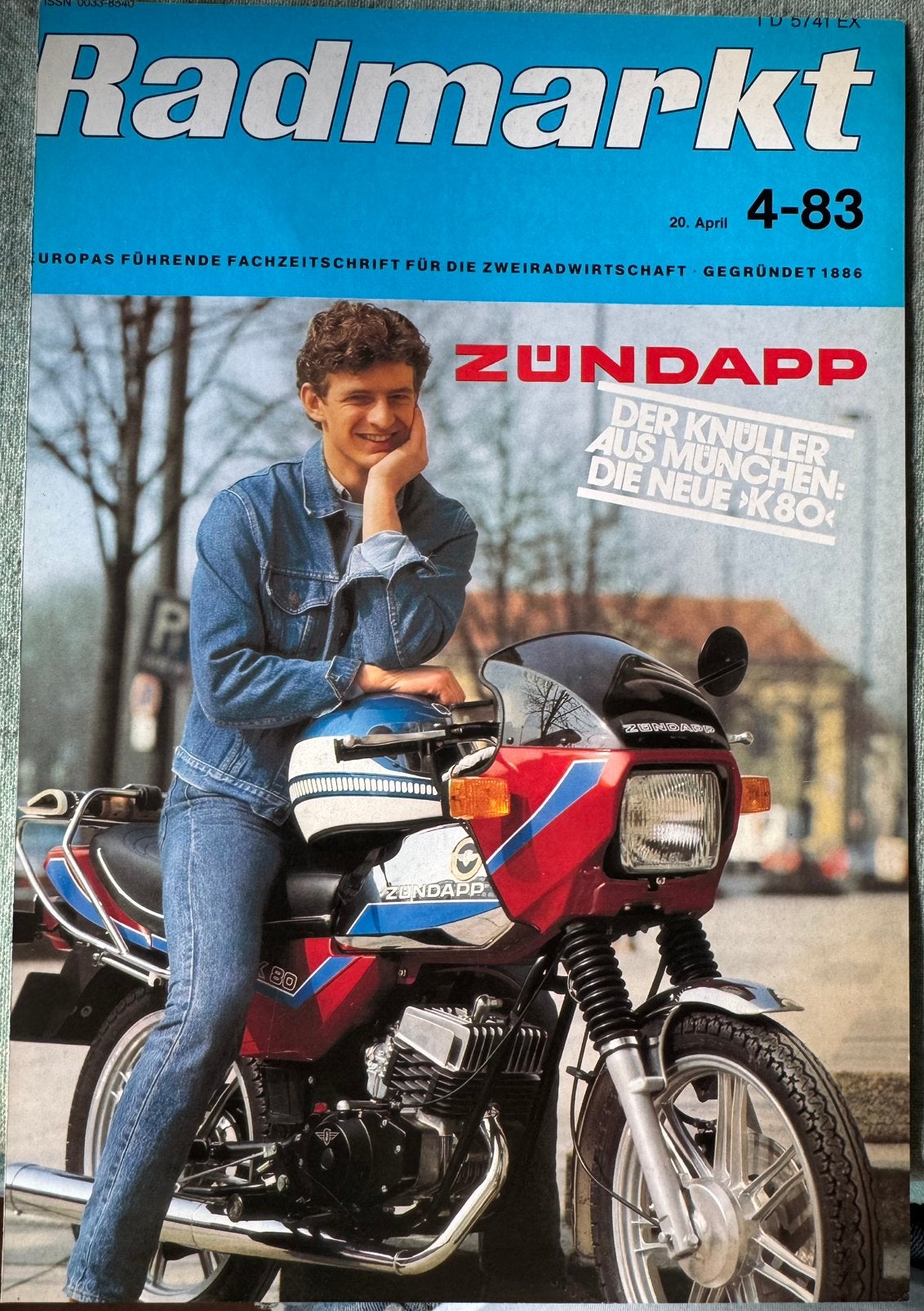 Advertentie Zündapp K80, Verzenden, Zo goed als nieuw, Motoren