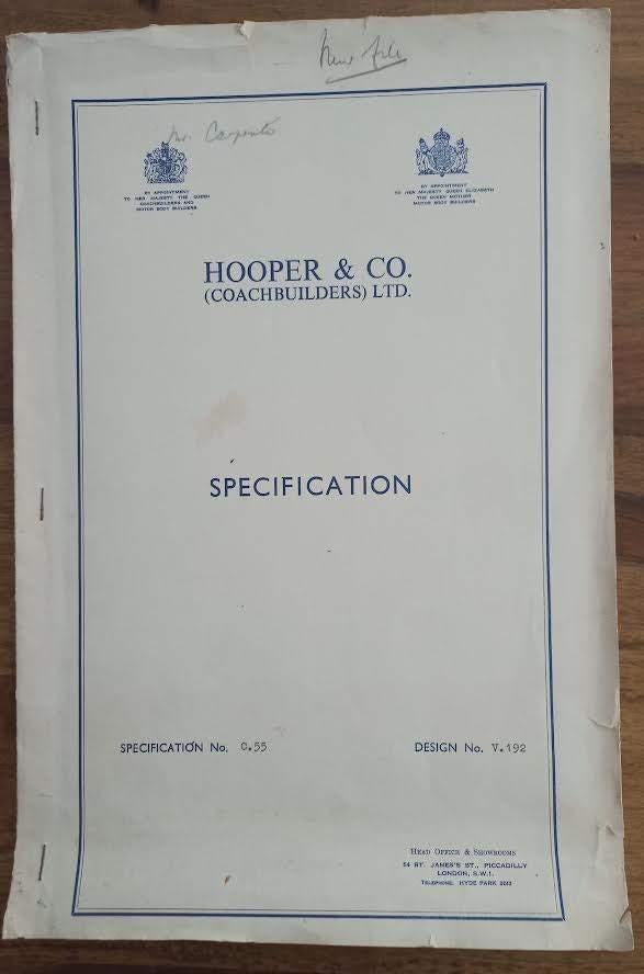 Dennis AV (Rolls-Royce) civiele ambulance ca.1959 Hooper, Boeken, Gelezen, Hooper, Ophalen of Verzenden, Overige merken