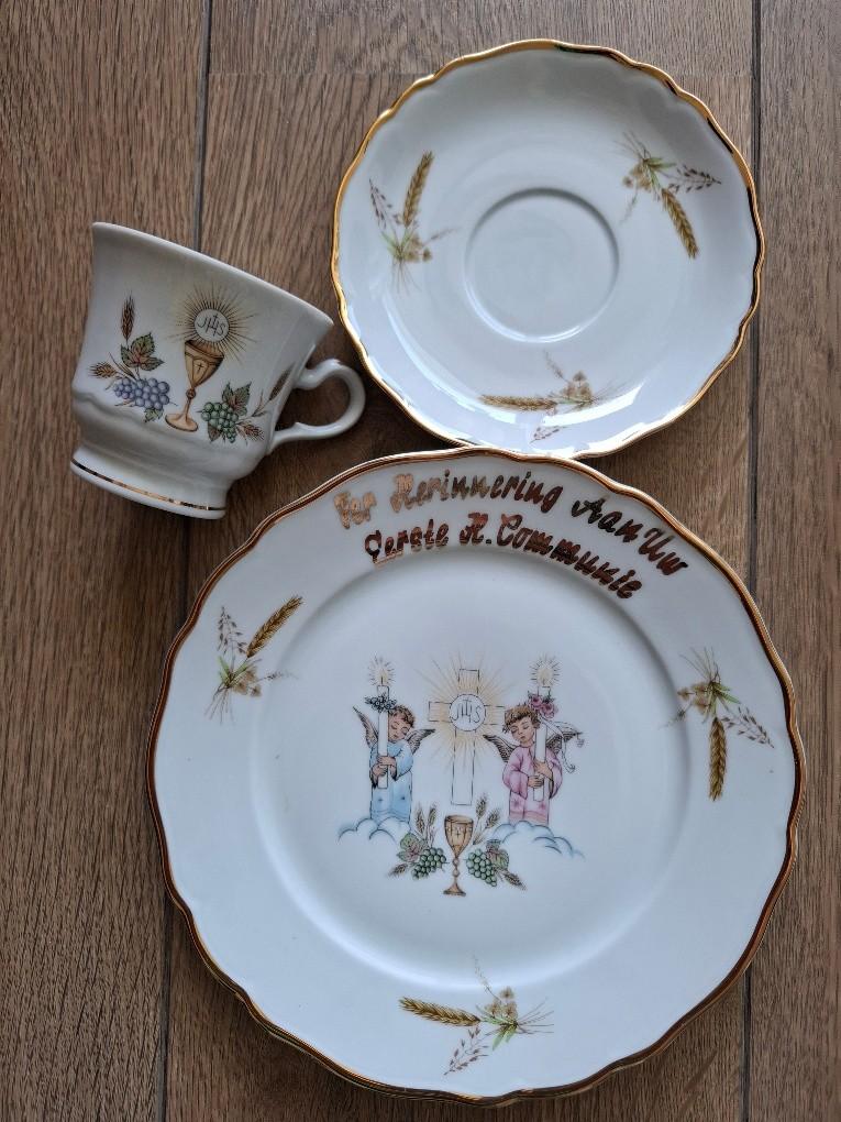 communie servies, Ophalen of Verzenden, Nieuw, Porselein, Overige typen