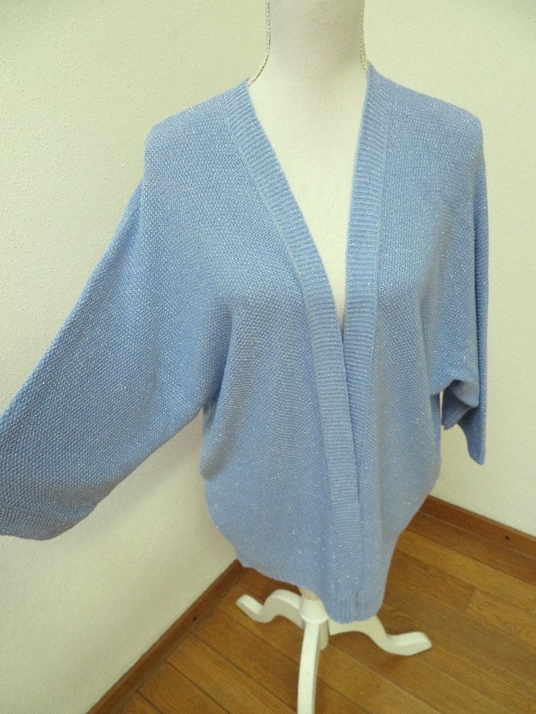 E17 Enjoy vest blauw zilver L 42/44, Blauw, Maat 42/44 (L), Enjoy, Ophalen of Verzenden