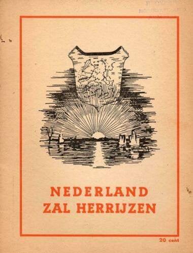 Nederland zal herrijzen - ca. 1946 - ZGAN, Ophalen of Verzenden, Zo goed als nieuw