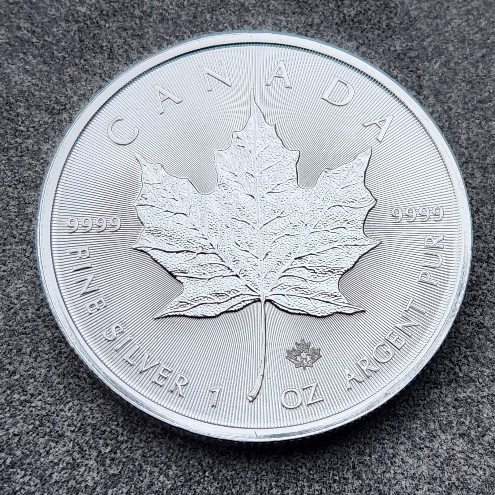 1 oz maple leaf 2021zilver in capsule, Ophalen of Verzenden, Zilver