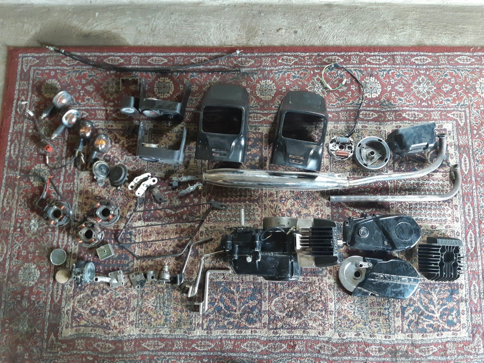 Tomos onderdelen: blok, uitlaat, kappen, tellers en meer, Verzenden, Gebruikt, Blok, Tomos onderdelen