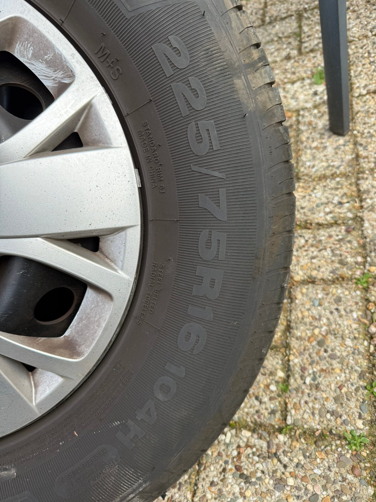 4 banden met stalen velg 5x130 steek past op Ducato, Ophalen, Bestelwagen, 16 inch, Banden en Velgen
