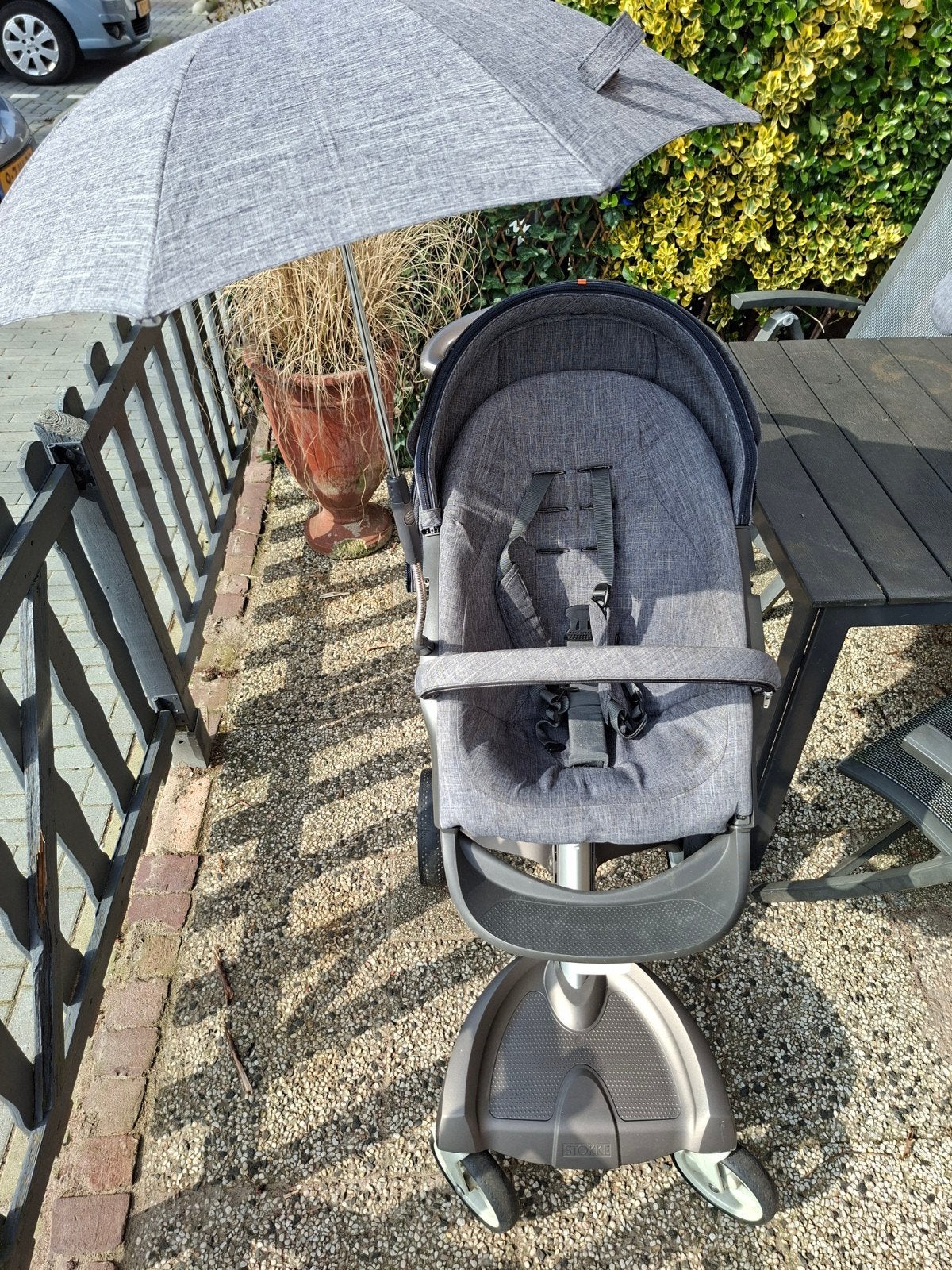 Nieuwe Stokke 3 in 1 kinderwagen, Ophalen of Verzenden, Zo goed als nieuw, Overige merken, Met autostoeltje