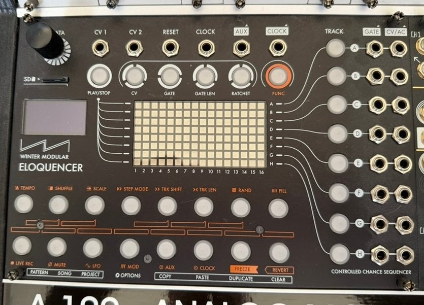 Winter Modular Eloquencer — 8-track Sequencer (Eurorack), Muziek en Instrumenten, Ophalen of Verzenden, Zo goed als nieuw, Overige typen