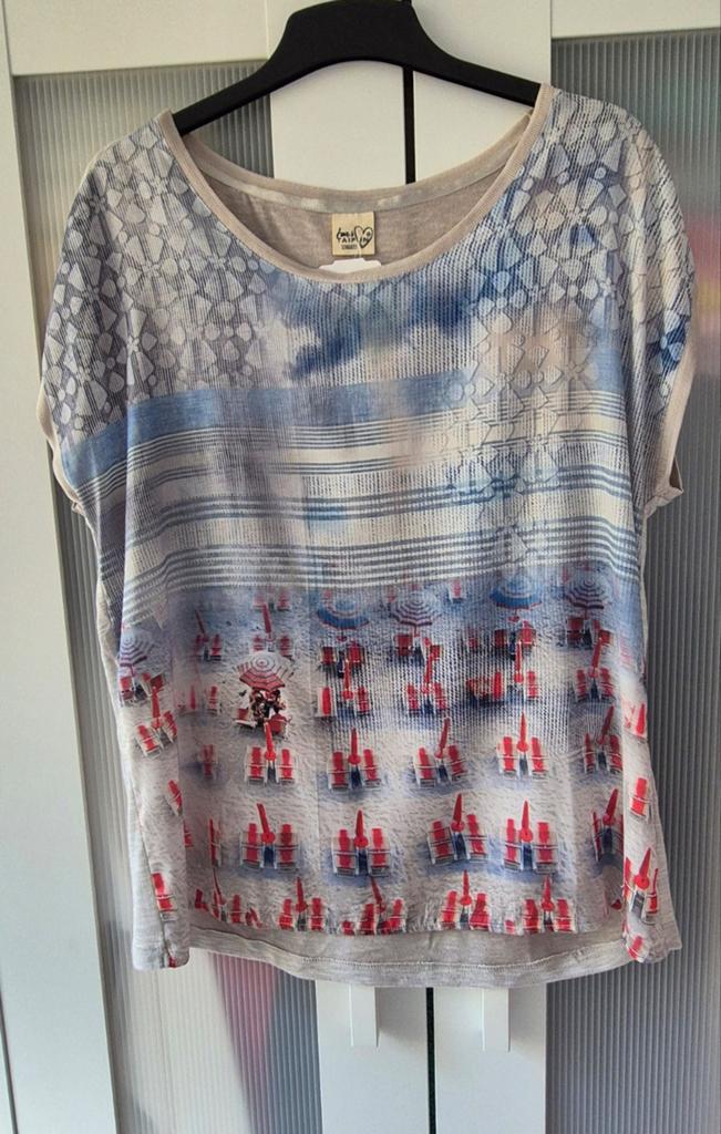 Tshirt van Taifun, Beige, Maat 42/44 (L), Ophalen of Verzenden, Zo goed als nieuw