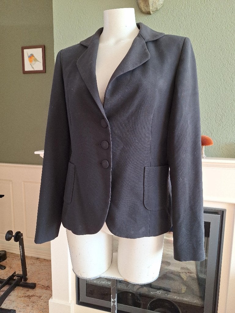 Sandro Ferrone zwarte blazer IT 46 NL 40 jasje, Maat 38/40 (M), Verzenden, Zwart, Sandro Ferrone