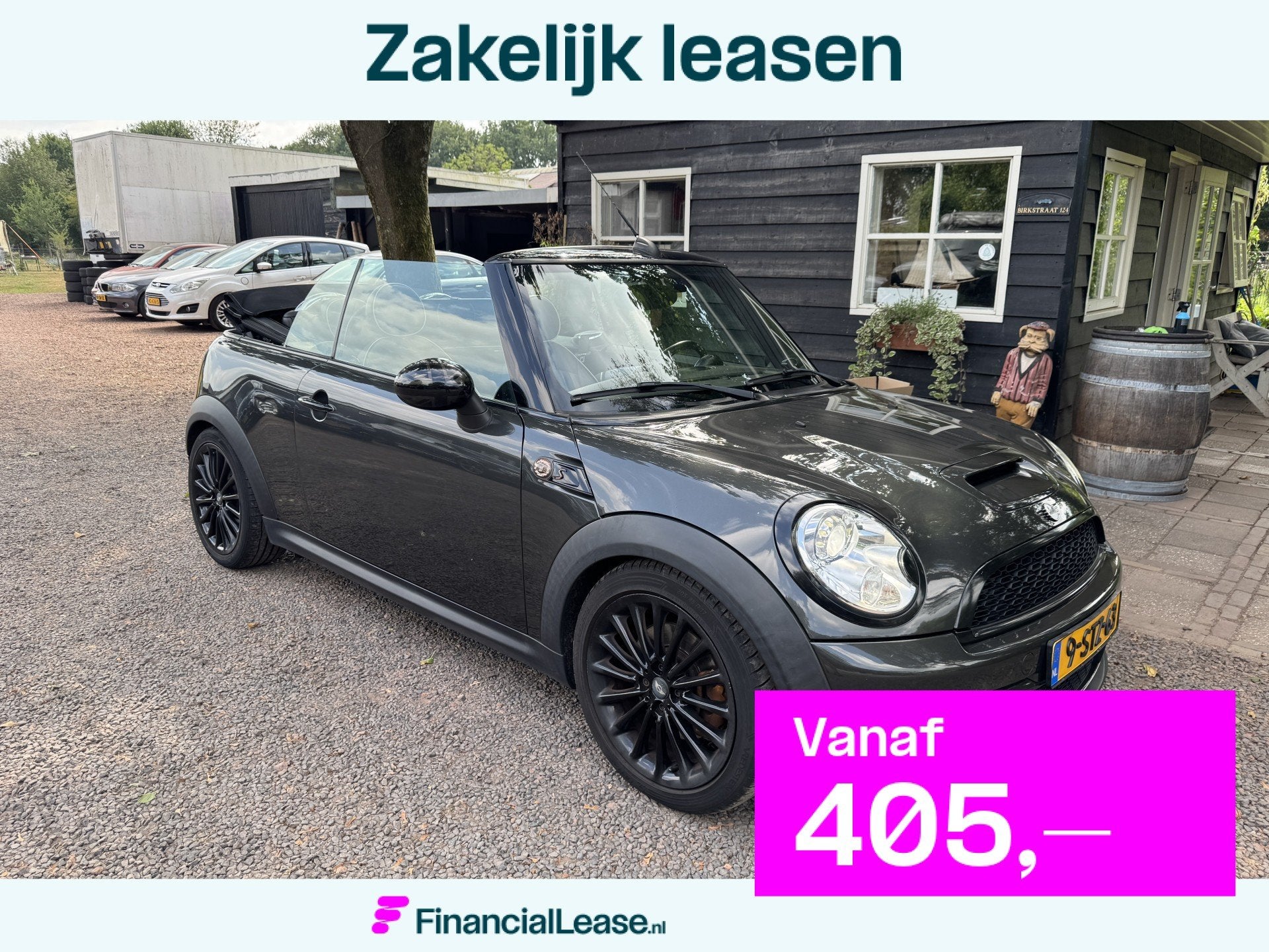 MINI Cooper S Cabrio 1.6 Chili, Voorwielaandrijving, Euro 5, Gebruikt, Zwart