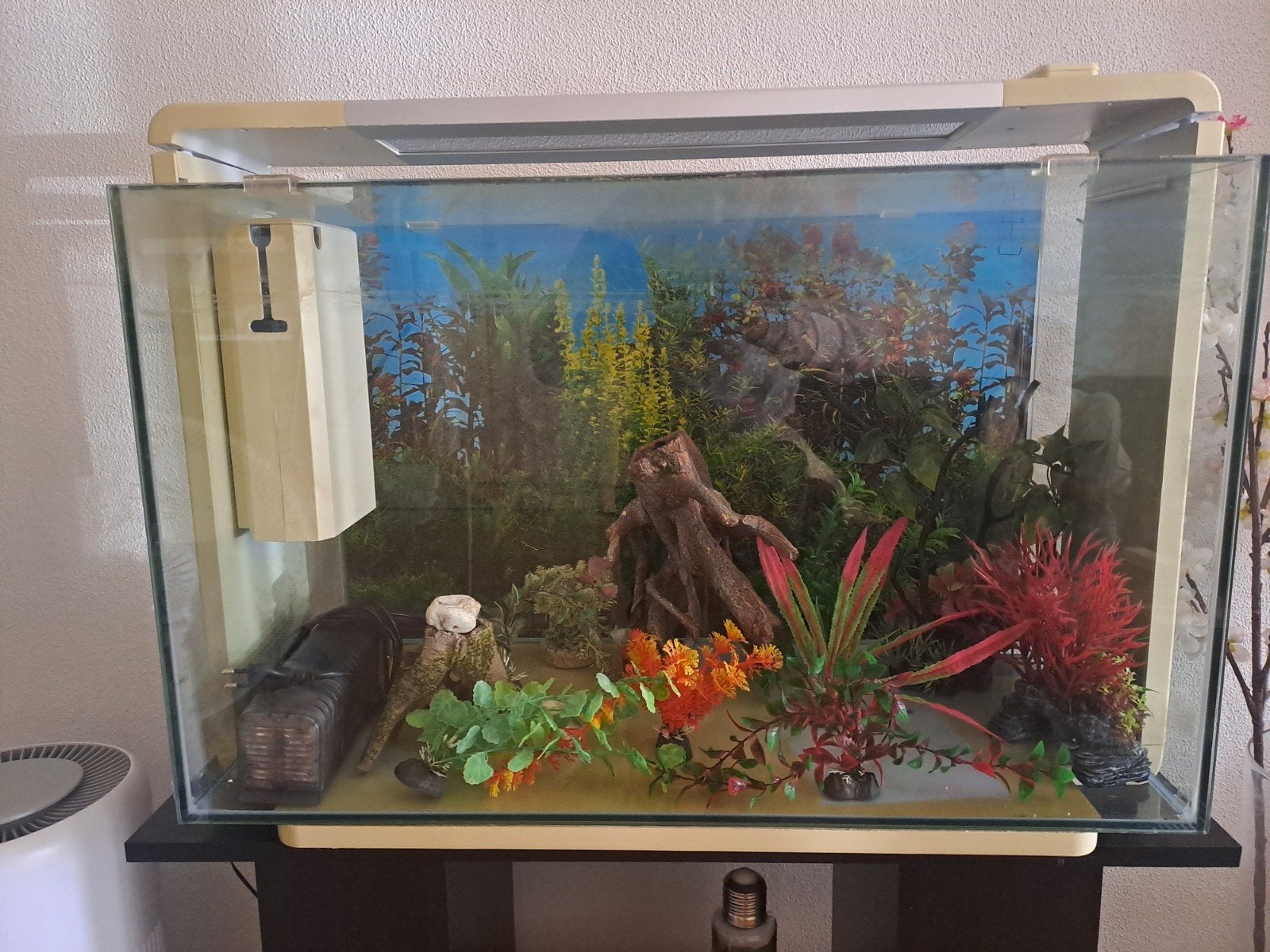 Aquaria superfish 110, 77x37x54cm, Dieren en Toebehoren, Vissen | Aquaria en Toebehoren, Ophalen, Inclusief planten, Zo goed als nieuw