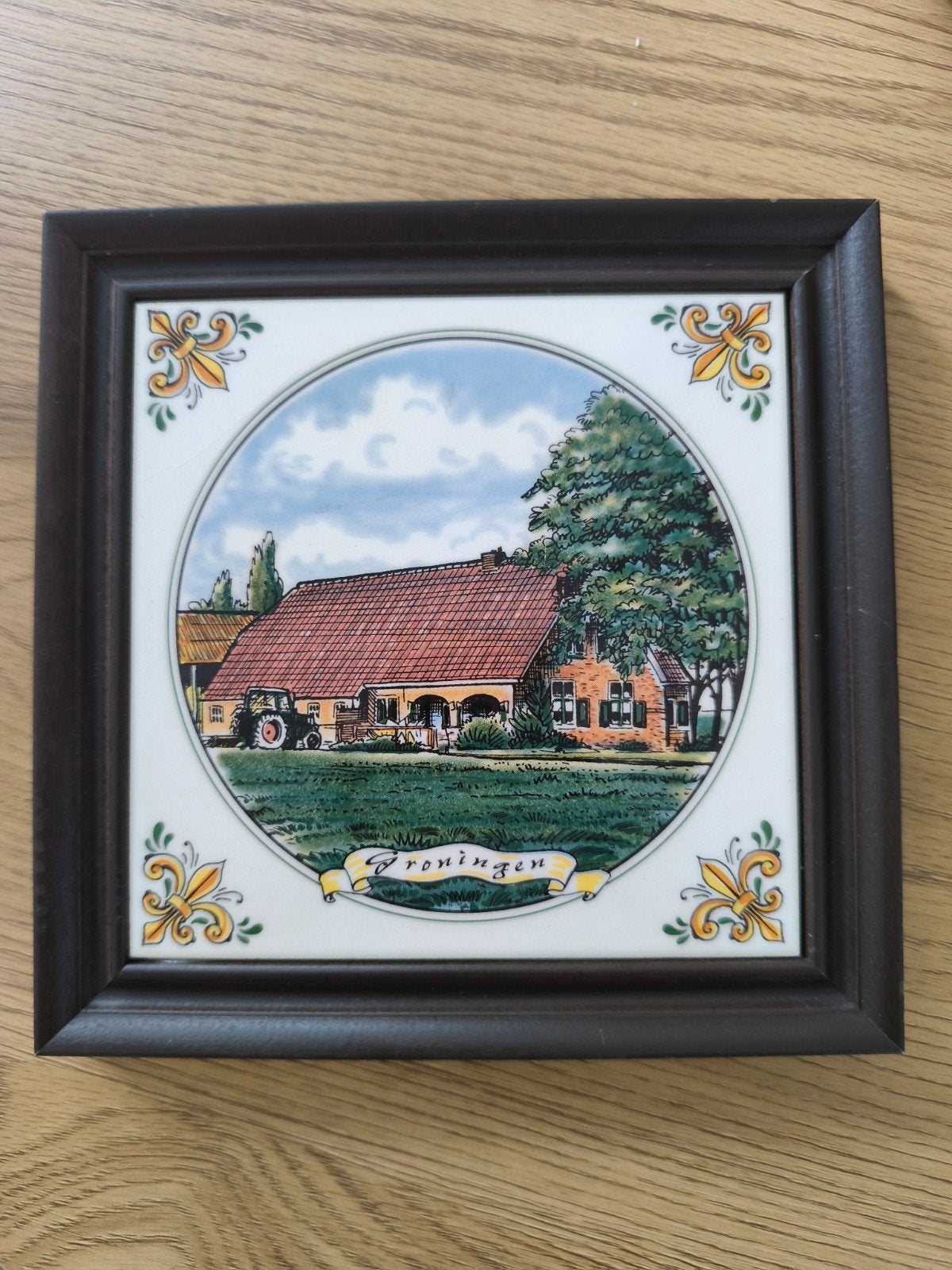 prachtige tegel van Groningse boerderij, Ophalen of Verzenden