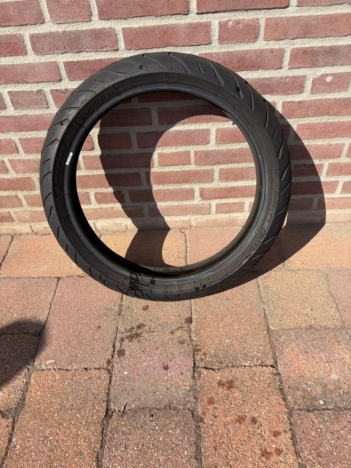 Michelin anakee road 120/70-19, Motoren, Ophalen of Verzenden
