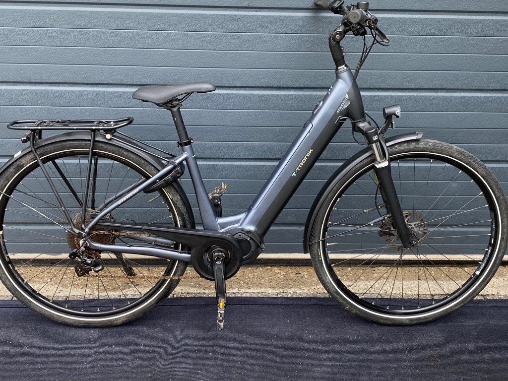 Bianchi t-tronik type c D43cm 9 vers 500wh met Shimano motor, Gebruikt, Cleanbikes, Versnellingen, Zuidrand 3a 4761zz zevenbergen