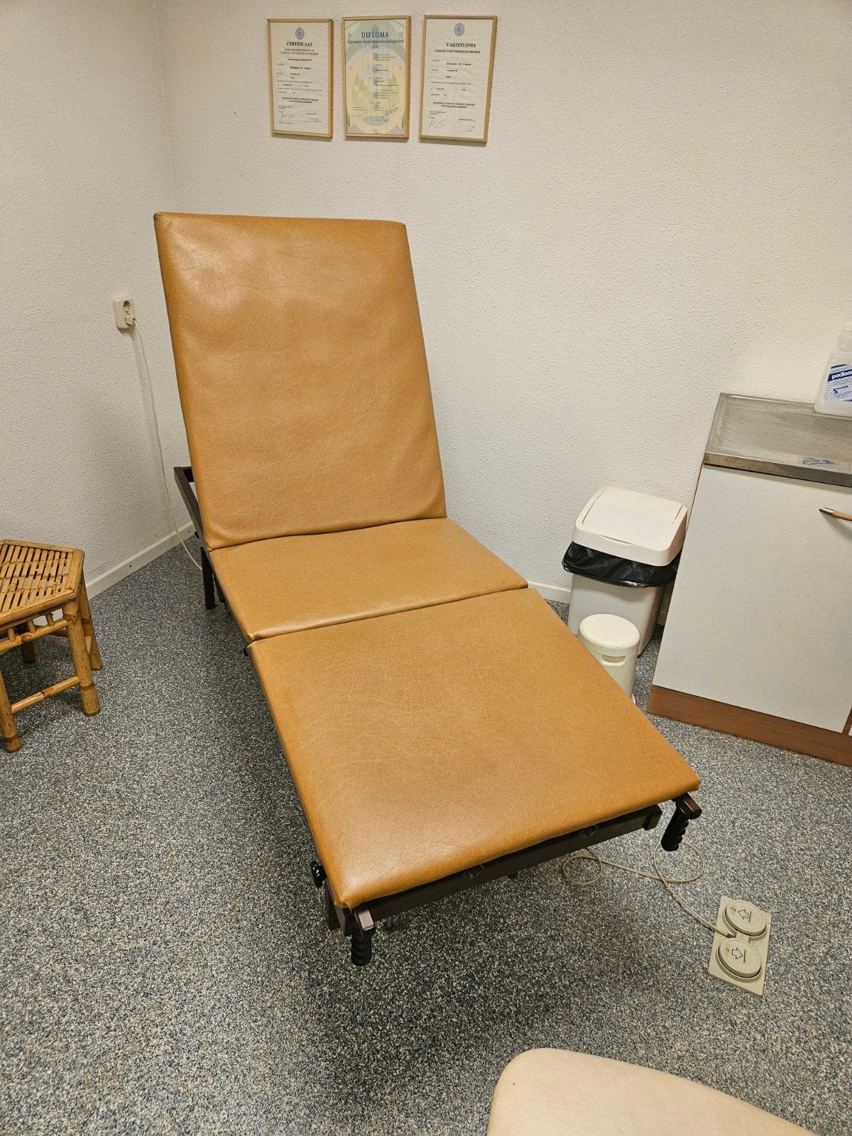 massage bank,stoel, pedicure, Sport en Fitness, Massageproducten, Ophalen, Massagetafel