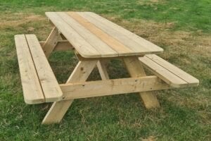 picknicktafel geïmpregneerd, Ophalen, Nieuw, Rechthoekig, Hout