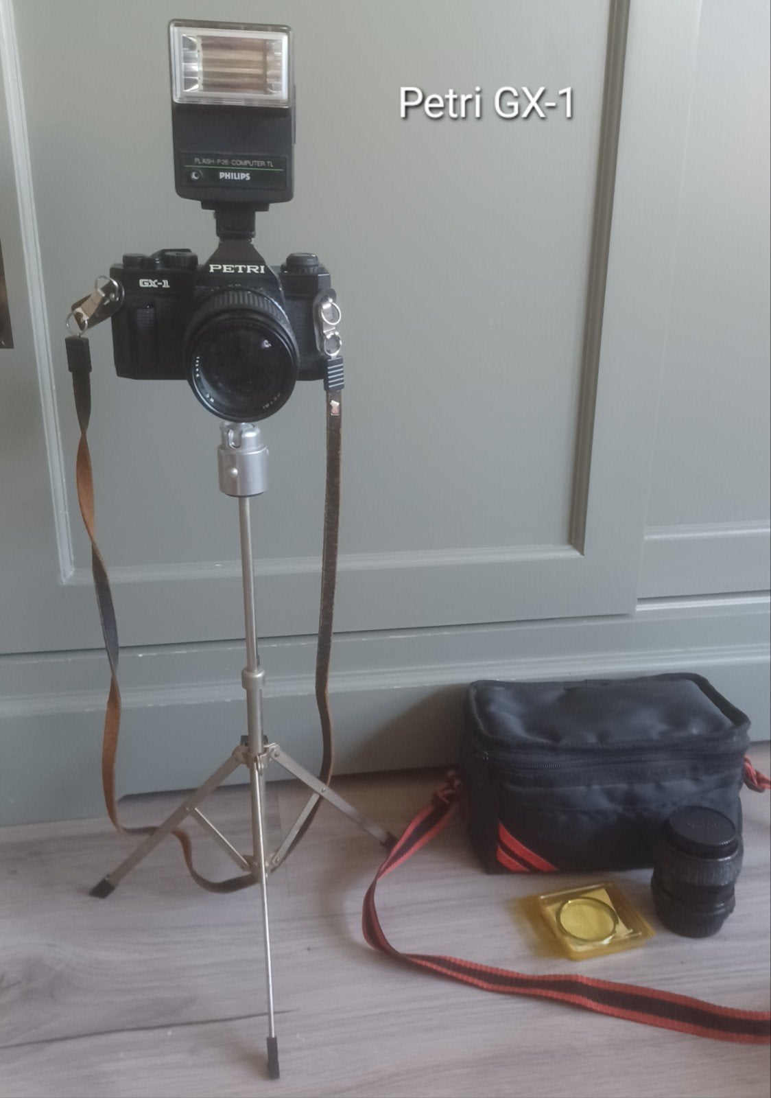 Vintage Petri GX-1 spiegel reflex camera + veel extra's, Audio, Tv en Foto, Fotocamera's Analoog, Ophalen of Verzenden, Gebruikt