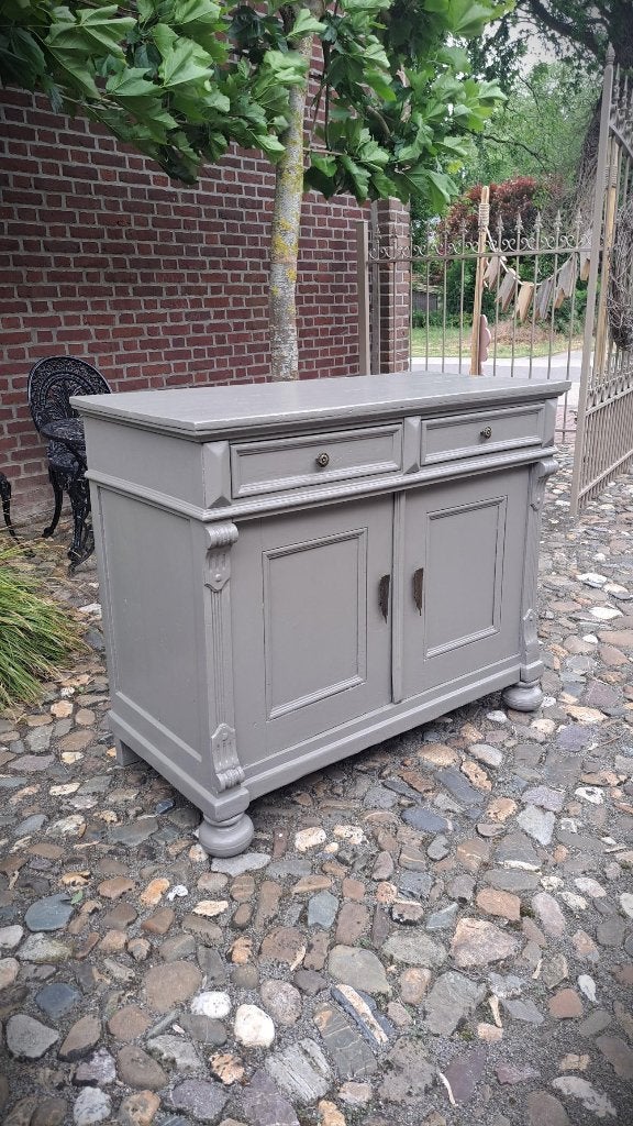 Sfeervolle brocante authentieke commode Townhouse Brick 1930, Kinderen en Baby's, Ophalen, 50 tot 70 cm, Voetruimte, 100 cm of meer