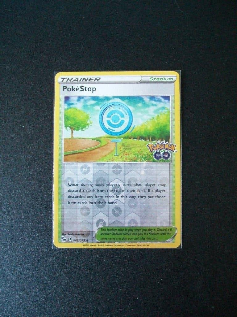 4284: Nieuwe Pokemon GO Kaart holofoil POKESTOP (068/078), Verzenden, Nieuw, Losse kaart, Foil