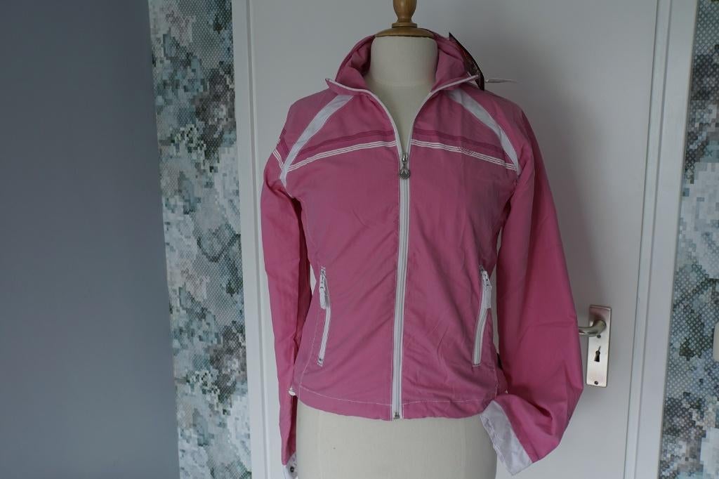 Leuk Nieuw roze met wit zomerjasje van Zembla mt M 38, Maat 38/40 (M), Nieuw, Roze, Zembla