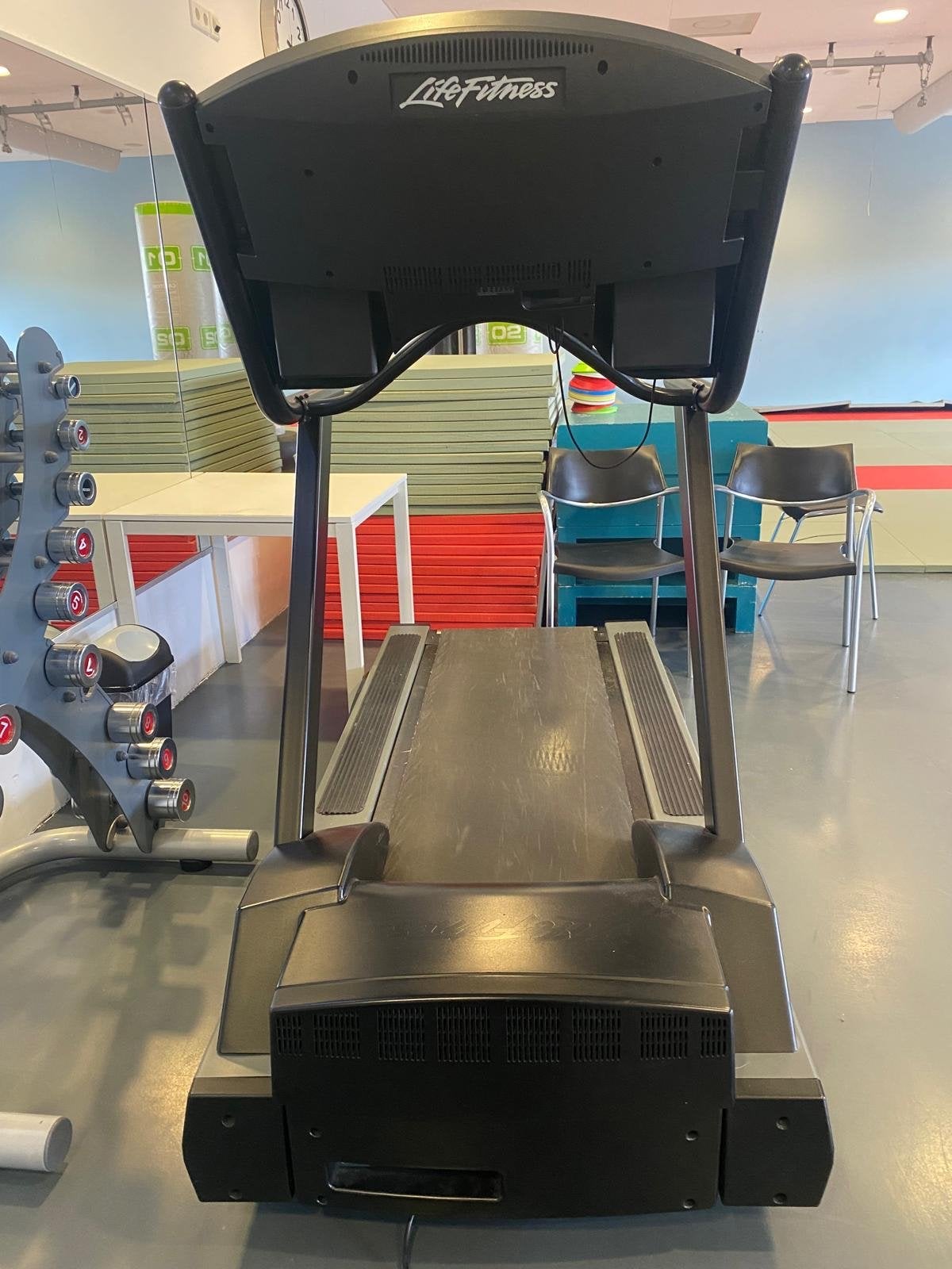 LifeFitness 9100 Loopband - Helling defect, Ophalen, Gebruikt, Metaal, Loopband