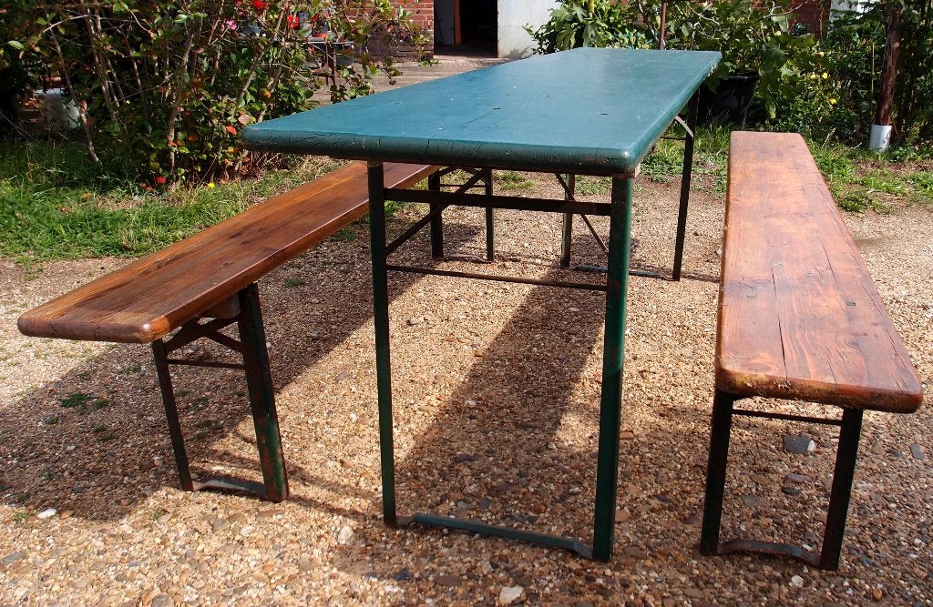 Biertafel met banken, Ophalen, Gebruikt, Overige