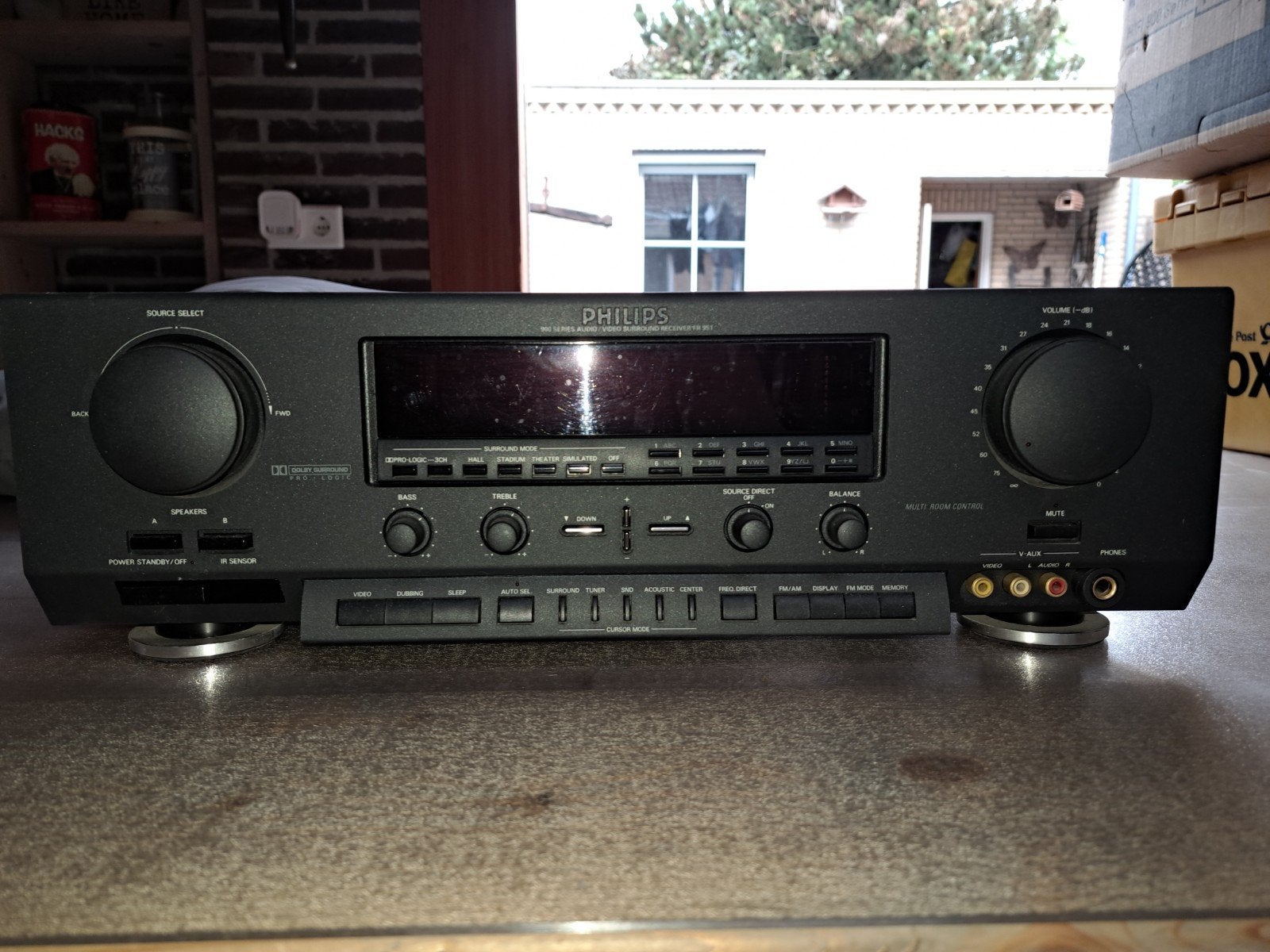 Philips FR951 dolby receiver, Philips, Tuner of Radio, Zo goed als nieuw, Losse componenten