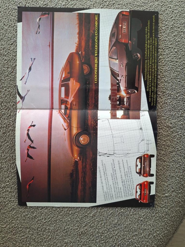 Folder Citroen. GS, Ophalen of Verzenden