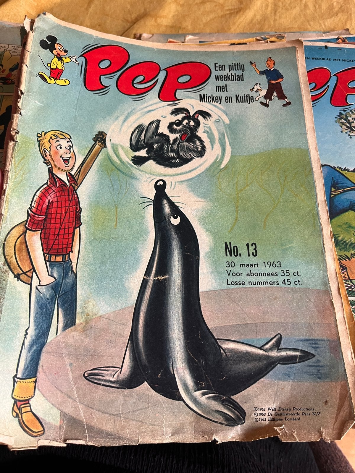 Vintage Pep Stripboeken Collectie - Jaren '60 en '70, Meerdere stripboeken, Ophalen, Gelezen