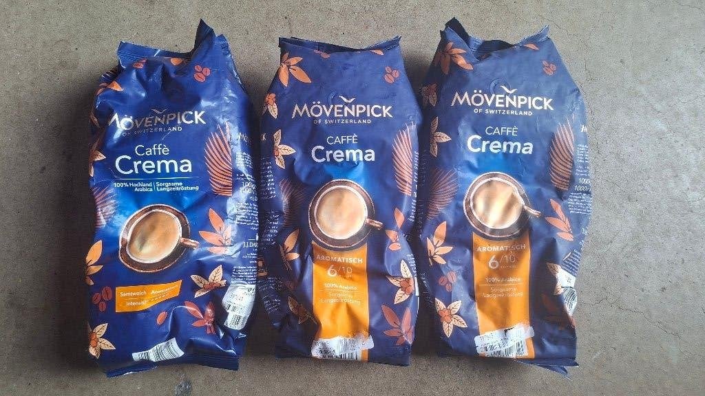 3 zakken Movenpick koffiebonen 1 kilo., Ophalen of Verzenden