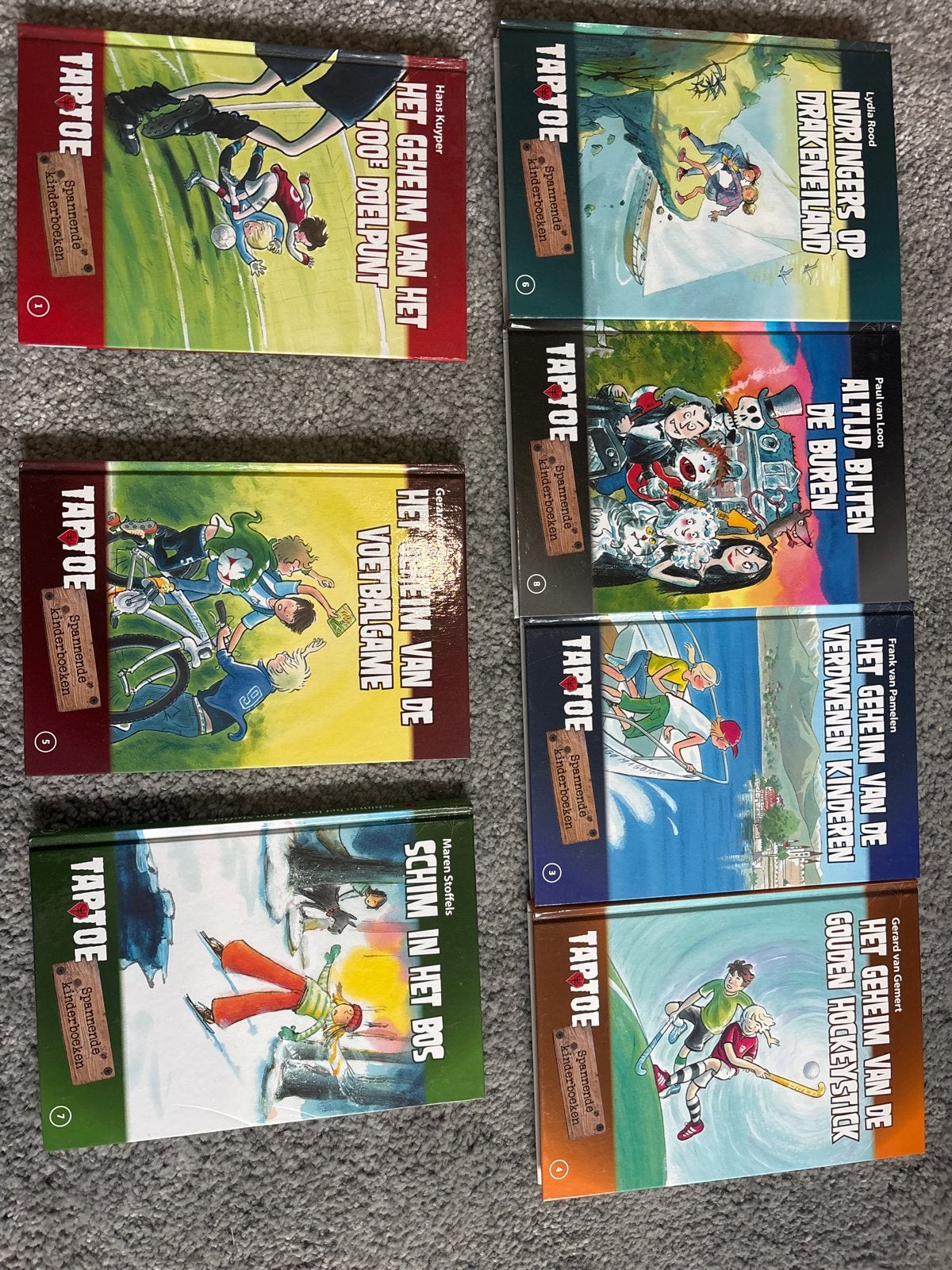 Taptoe kinderboeken set - 6 spannende verhalen, Ophalen of Verzenden, Gelezen, Fictie algemeen