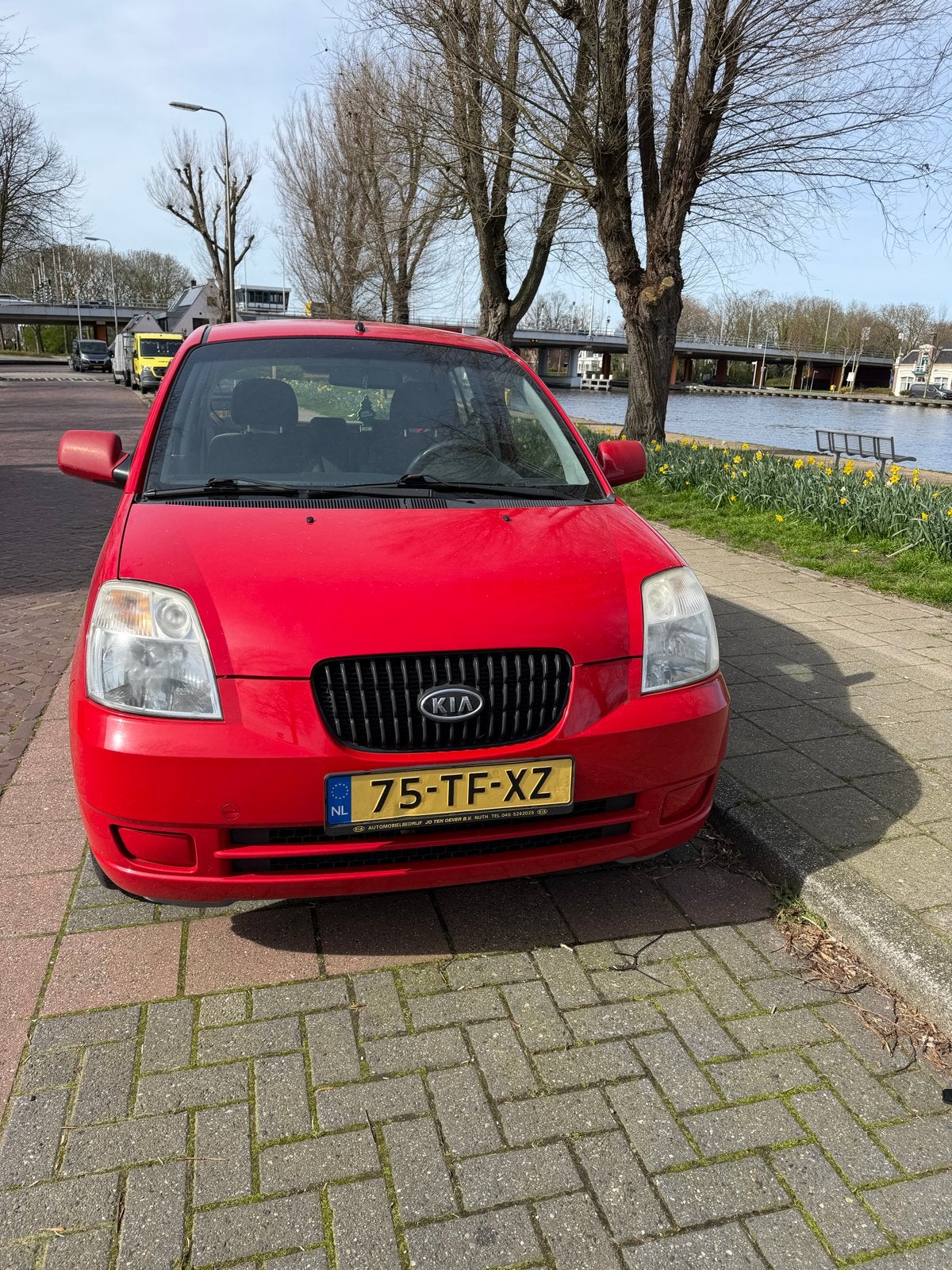 Kia Picanto 1.0 2006 Rood voor minder, Voorwielaandrijving, 836 kg, 4 cilinders, 400 kg