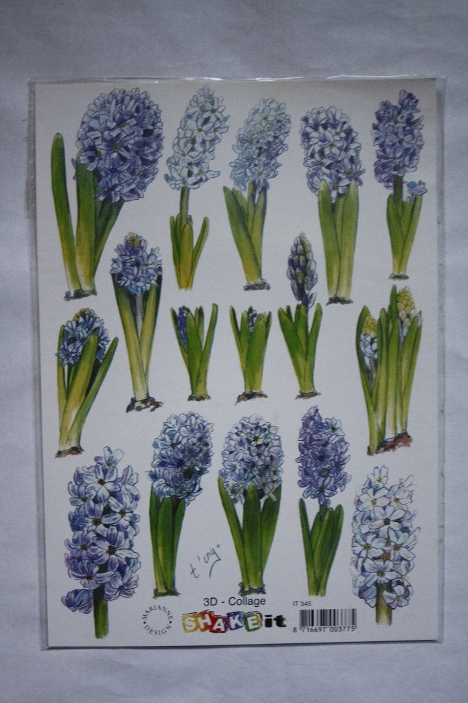 10 st. A5 knipvellen A5 shake-it 3D collage 9861, Ophalen of Verzenden, Nieuw, Natuur, Knipvel