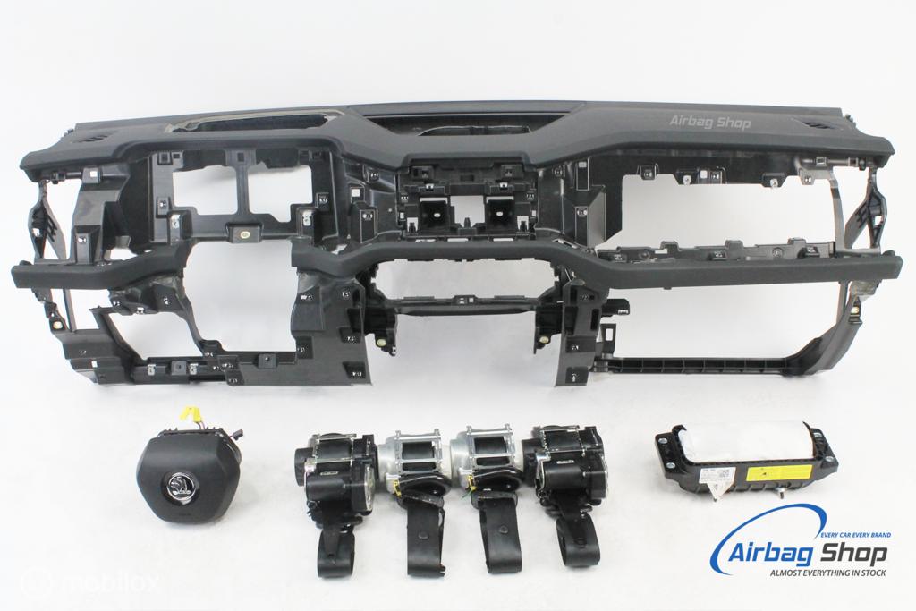 Airbag set Dashboard zwart HUD speaker Skoda Kodiaq 2024-..., Gebruikt, Ophalen of Verzenden