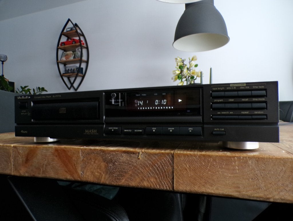 Vintage Technics Mash CD speler type SL-P177a, Ophalen of Verzenden, Gebruikt, Technics
