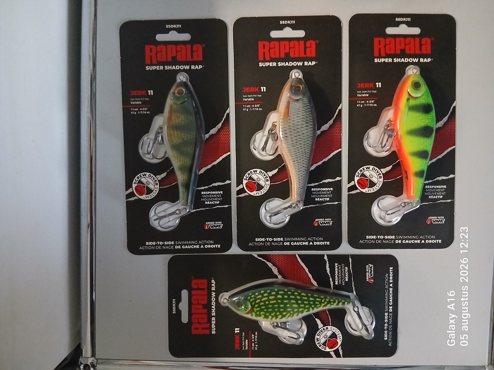 Rapala Super Shadow Rap Jerk 11 Setje

Set Rapala super shad, Watersport en Boten, Ophalen of Verzenden, Nieuw, Overige typen