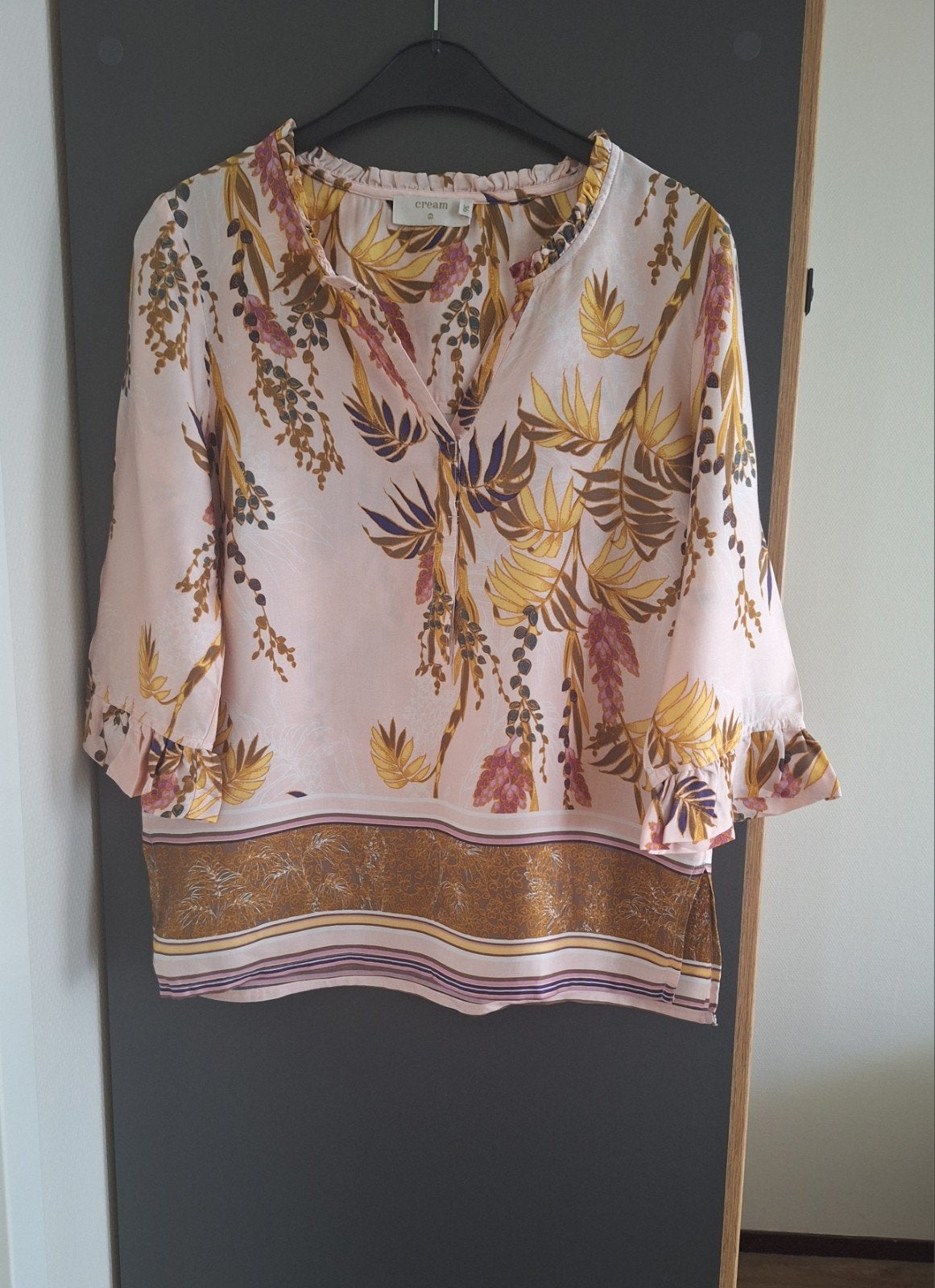 TOP MAAT 36 CREAM, Cream, Ophalen of Verzenden, Zo goed als nieuw, Lange mouw