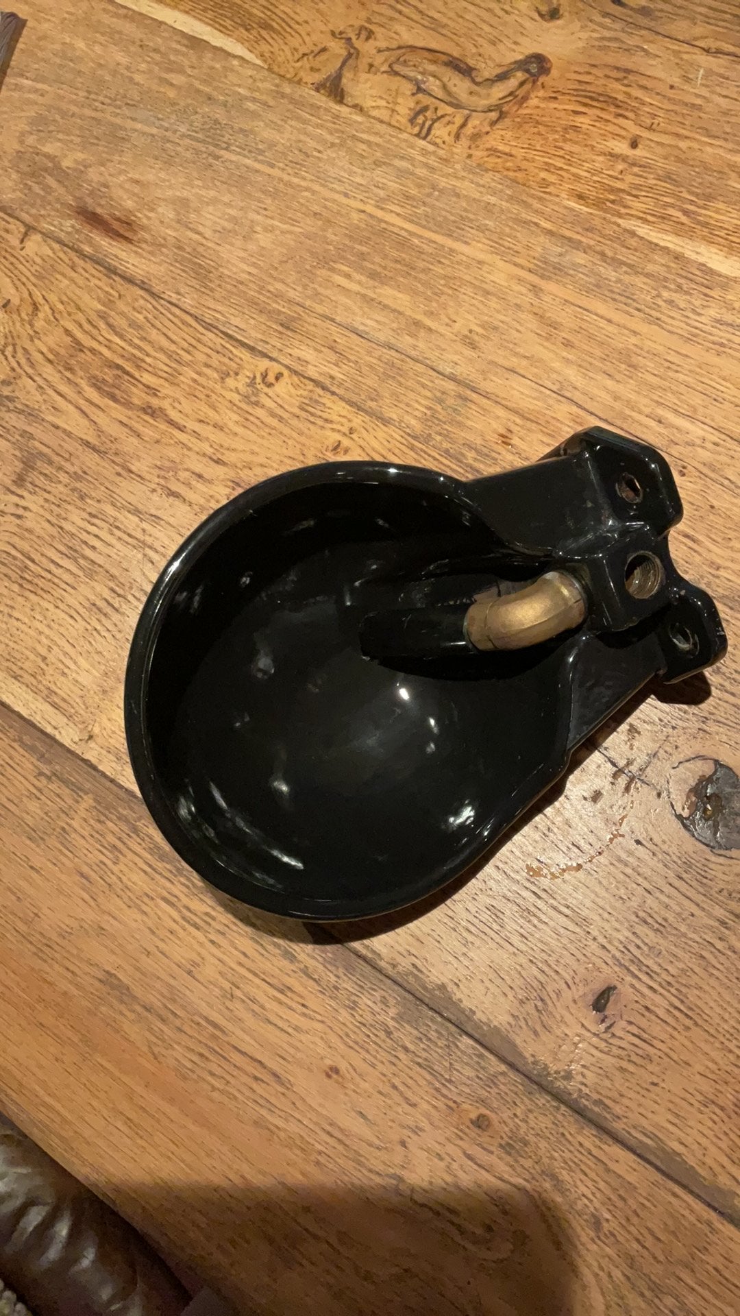 Dieren geemailleerd drinkbakje, Ophalen, Vee