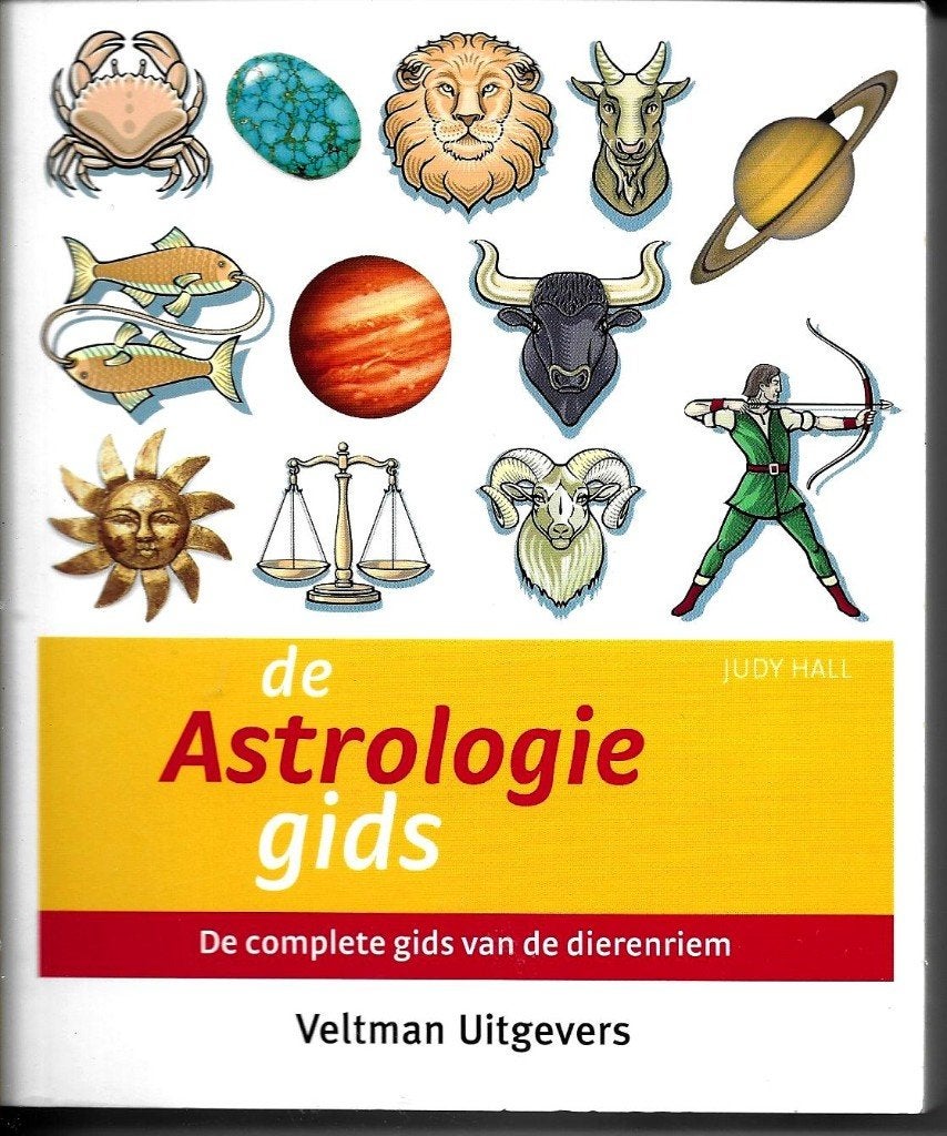 De Astrologiegids - Judy Hall, Achtergrond en Informatie, Ophalen of Verzenden, Zo goed als nieuw, Judy Hall
