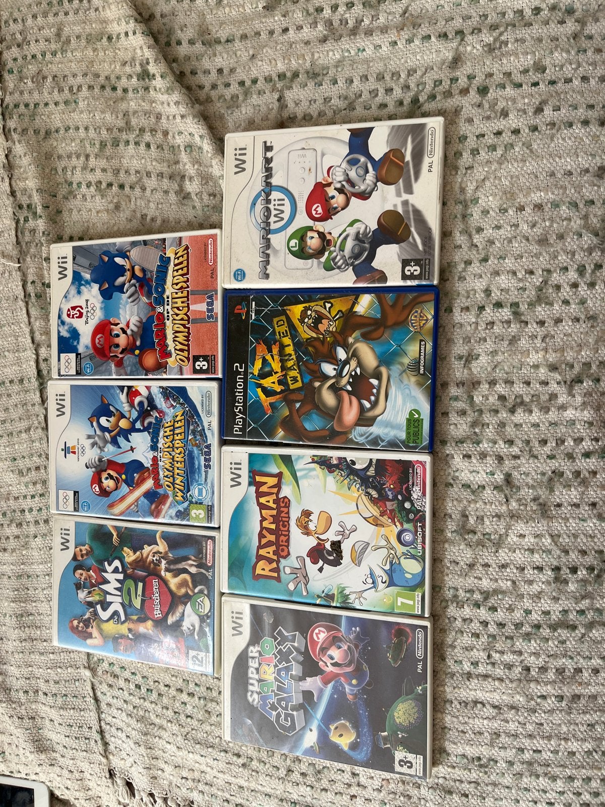 Wii en PlayStation 2 Games: Mario Kart, Sims, Rayman en meer, Gebruikt, Overige genres, Eén computer, Ophalen of Verzenden