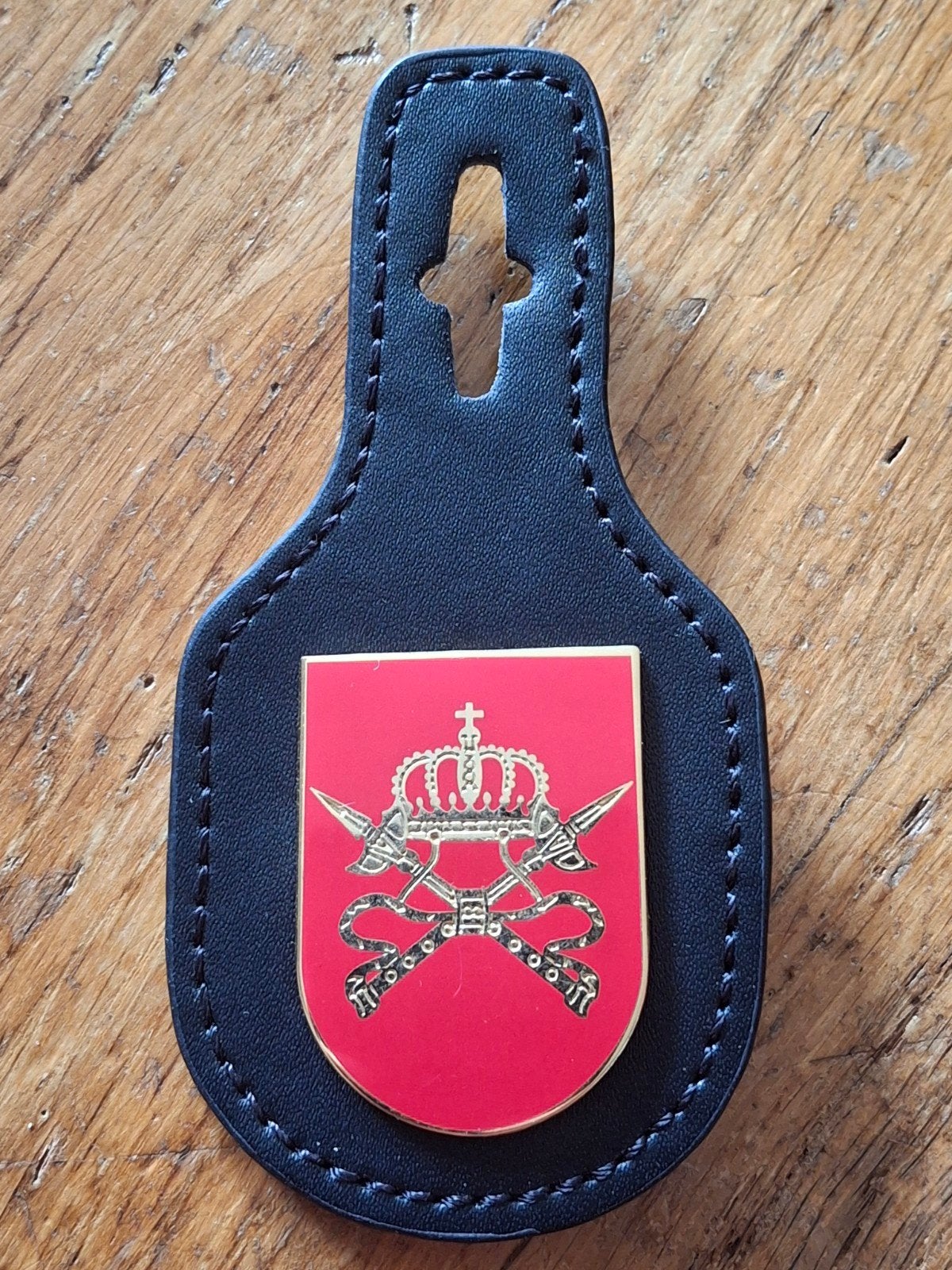 Borstzakhanger KMS, Verzamelen, Ophalen of Verzenden, Landmacht, Nederland, Embleem of Badge