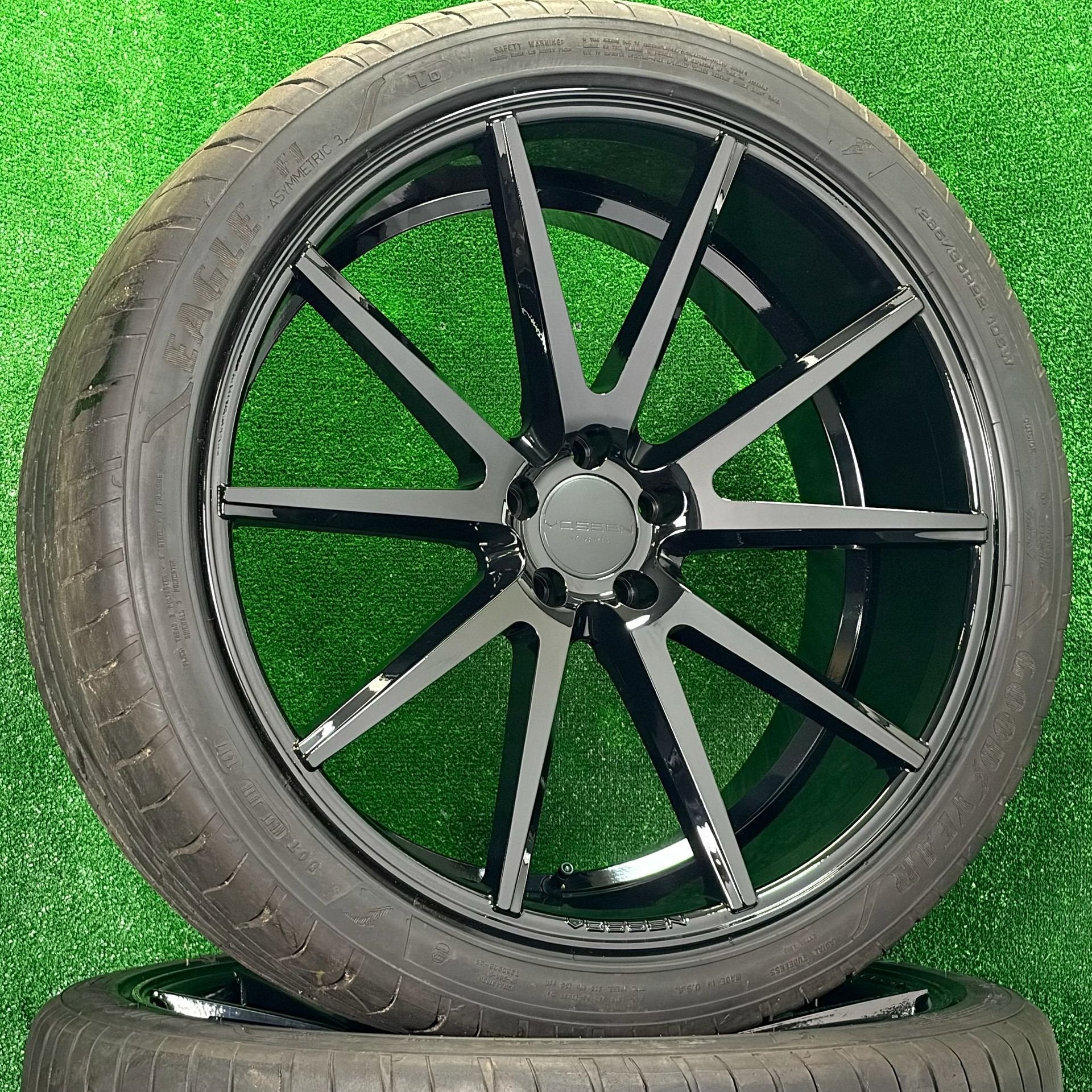 Originele 22 inch Vossen VFS-1 velgen met banden Audi Q7 SQ7, Gebruikt, -, 285 mm, -