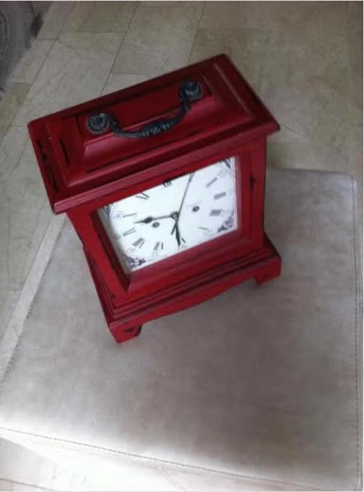 Staande klok Wast Scott /Lauder clock br 27 H 35 D15 cm, Ophalen of Verzenden