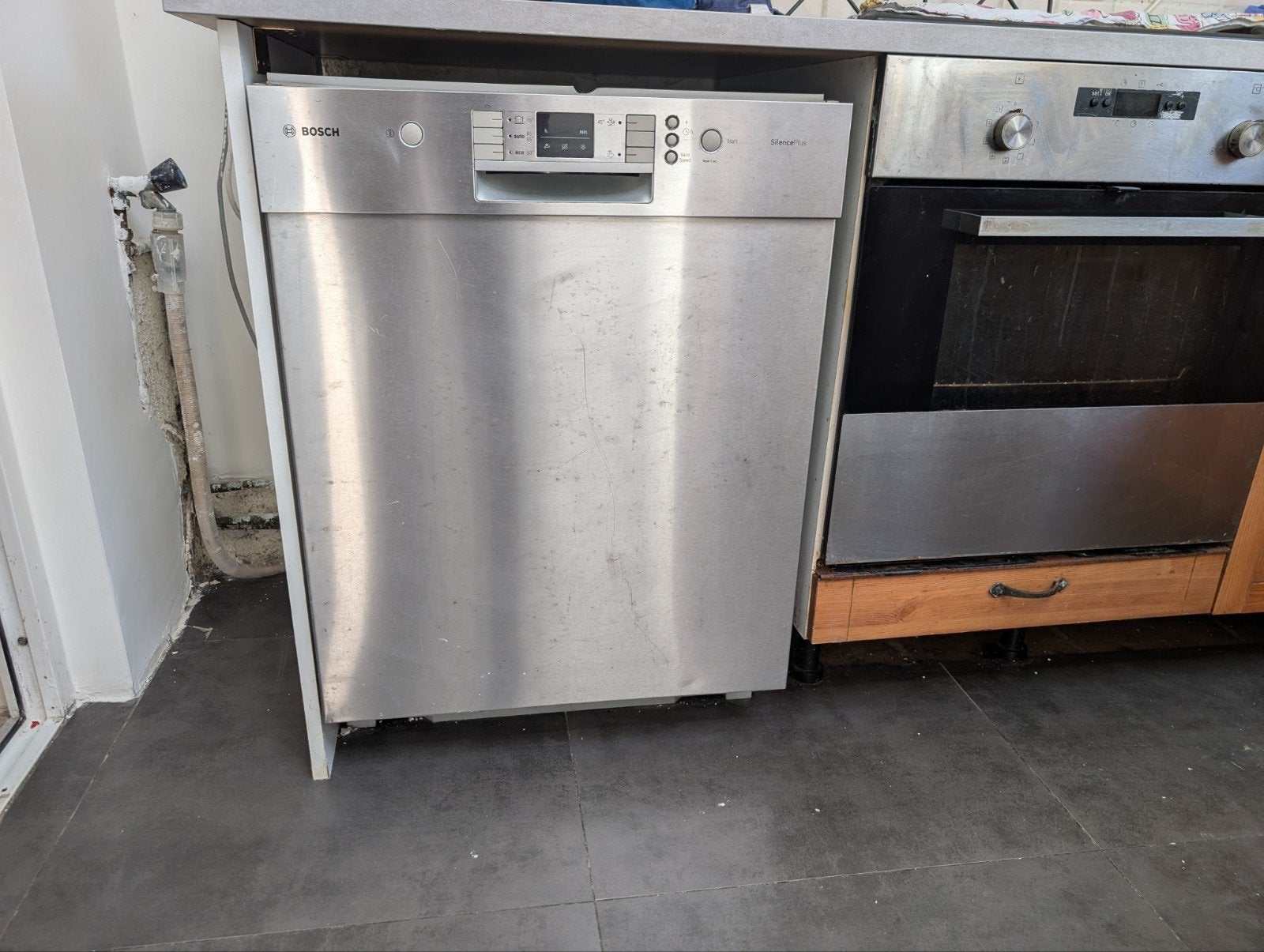 Bosch inbouw vaatwasser - Roestvrij Staal, Ophalen of Verzenden, Inbouw, Minder dan 85 cm