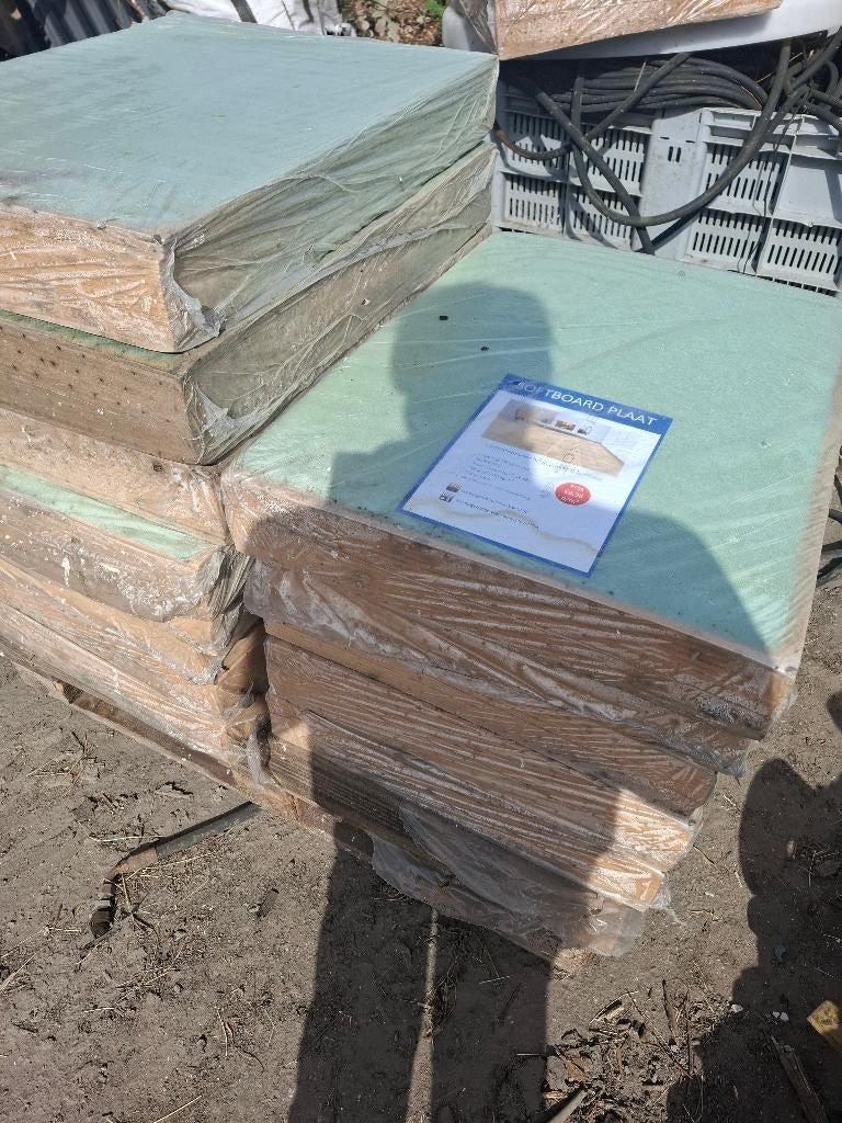 Ondervloer 7 mm softboard  2euro per m2, Ophalen, 75 m² of meer, Beige, Overige typen