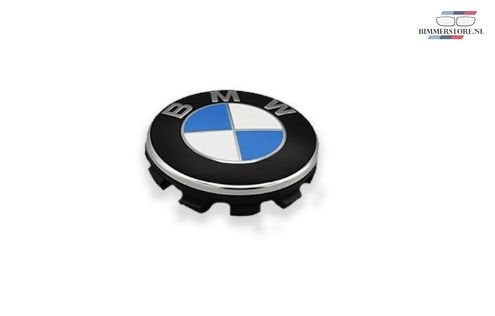 BMW naaf embleem logo zwart blauw wit chrome 65 mm nieuw 361, Gebruikt, -, -, Ophalen of Verzenden