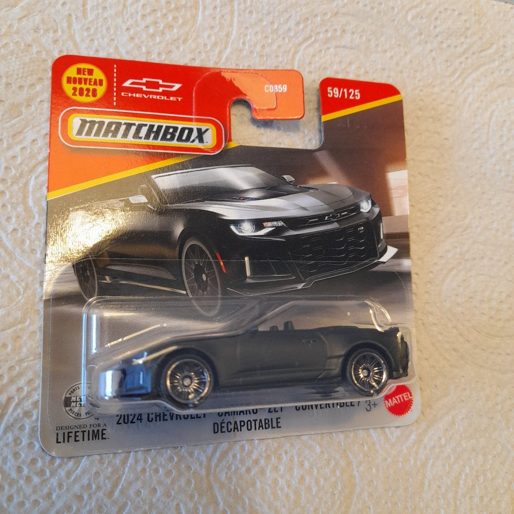 Matchbox 2024 Chevrolet Camaro Convertible, Ophalen of Verzenden, Nieuw, Auto
